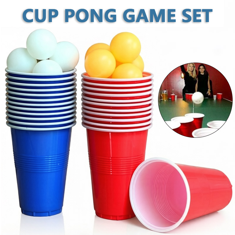 Ping Pong Ball Set - Ensemble de jeu Beer Pong et