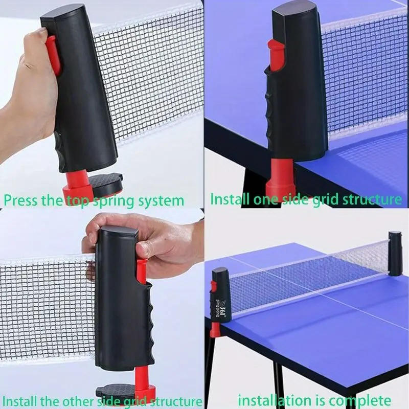 Ping Pong Ball Set - Filet de Tennis de Table rétractable
