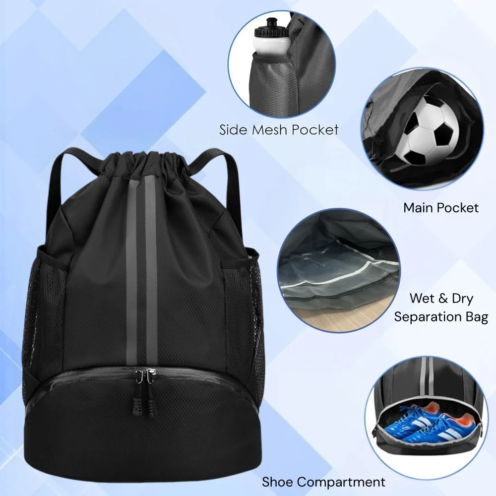 Sac à dos de sport à cordon de - Sports Equipment Storage avis et prix