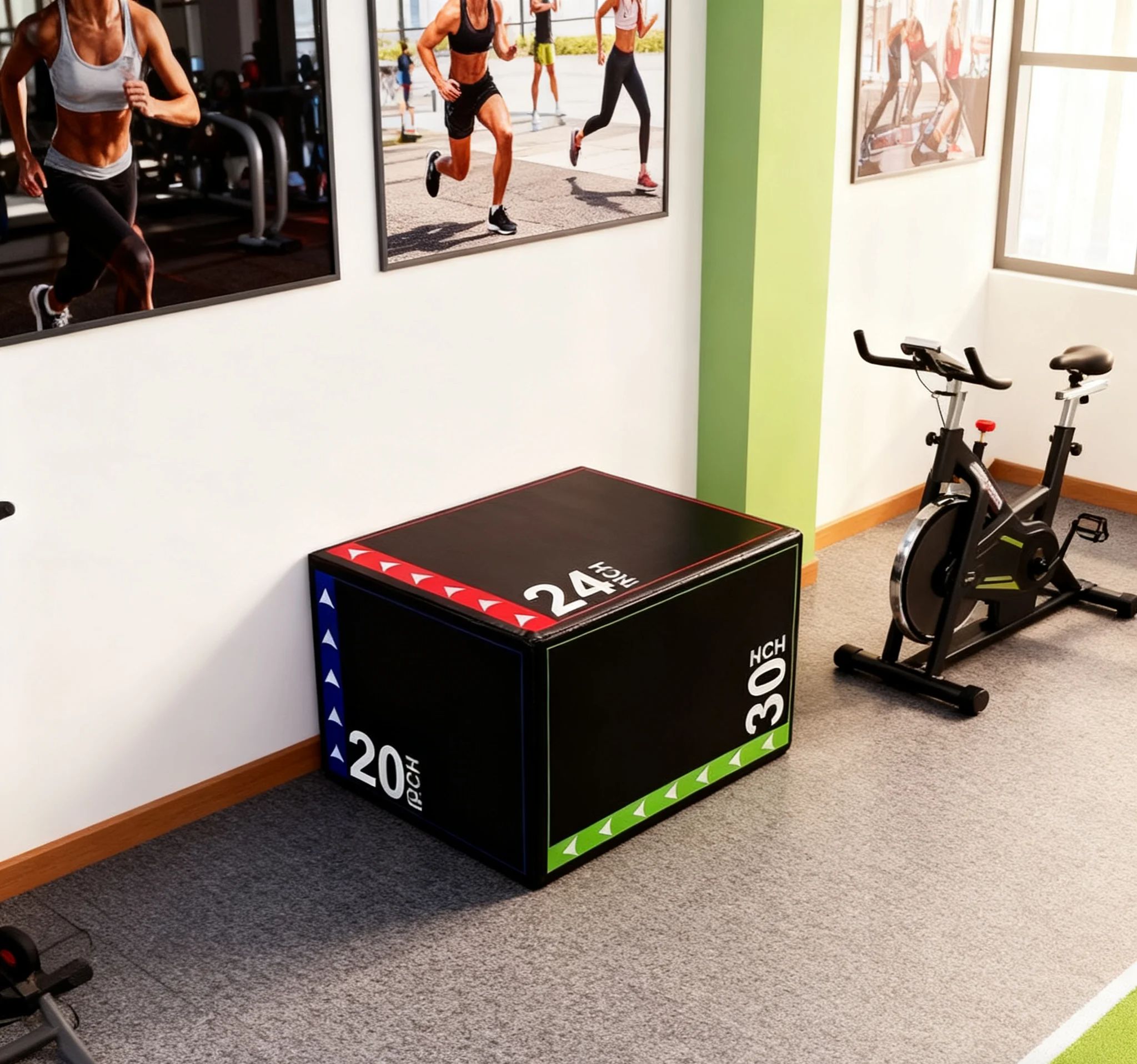 Boîte de saut 3 en 1, boîte st - Sports Equipment Storage Rack avis et prix