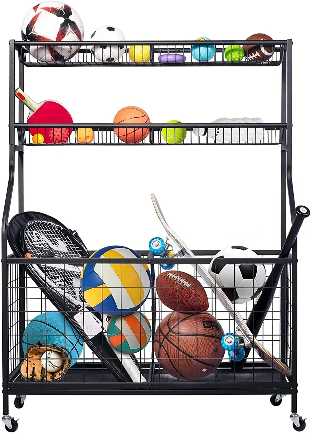 Organisateur de stockage d'équ - Sports Equipment Storage Rack avis et prix